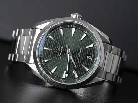 omega seamaster aqua terra green dial|omega aqua terra 41mm green.